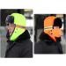 Trooper Trapper Hat for Men & Women | Russian Ushanka Ski Hunting Hat | Windproof Bomber Fur Hat with Earflaps & Mask | Orange with Reflective Strip - Buy Online on GoSupps.com