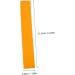 Sosoport 4 Pcs Self-Adhesive Ankle Strap - Sticky Foot Bands for Yoga Training | Yellow Yoga Foot Straps 31.2x4.8x0.2cm - International Shipping Available - Buy Online on GoSupps.com