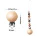 24-Piece Natural Beech Wood Pacifier Clips Teething Toy DIY Holder Accessories - Buy Online on GoSupps.com