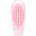 Fenteer 2-in-1 Shampoo Brush & Travel Bottle | Portable Hair Wash Cleaning Brush for Dry & Wet Hair - Pink - Buy Online on GoSupps.com