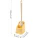 Innovative Duckbill Toilet Cleaning Tool Clean Difficult Corner Eliminate Comfortable Grip Handle Home Office Household Cleaning Tool Yellow - Buy Online on GoSupps.com