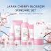 Sakura 5 in 1 Skin Care Set with Cleanser Toner Face Serum Face Cream and Eye Cream Skin Care Products for Teen Girls Skin Care Set - Buy Online on GoSupps.com