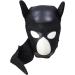 Adults Puppy Hood Mask Removable Cosplay Dog Full Face Pup Hood Mask for Halloween Cosplay Novelty Costume Performance Props Gifts (Black) - Buy Online on GoSupps.com