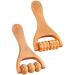 Pieces Massage Roller Wooden Trigger Point Roller Body Facial Roller Face Neck Anti- For Gua Sha Scraping Massage Tool