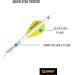 NP Quikfletch Twister 2 3-Vane Stabilizing Fletching - 6 Pack | White Tube | Compound Bow Arrows & Crossbow Bolts - Buy Online on GoSupps.com