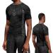 Hayabusa Ranked BJJ Rash Guards for Men Short Sleeve X-Small Black