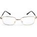 Inlefen Vintage Metal Frame Rectangle Reading Glasses +4.00 to +6.00 with Case | Stylish Eyewear for Enhanced Vision - Shop Internationally - Buy Online on GoSupps.com