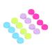 Contact Lens Case PP Plastic Double Box Portable Contact Lens Holder Colorful for Outdoor Travel Activities