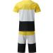 Men's 2 Piece Sport Suit Set | Fashion Print T-Shirt & Shorts | Yellow Sportwear - Size Small - Buy Online on GoSupps.com