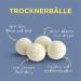 Handmade Sheep's Wool Dryer Balls - Set of 4 White Balls - Natural Eco Fabric Softener for Tumble Dryers - Anti-Static - Buy Online on GoSupps.com