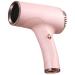 Wireless Hair Dryer Small Rechargeable Hair Dryer with Low Heat and Light Noise Low Noise Quick Drying Portable Travel Hair Dryer Pink