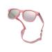 Pro Acme TPEE Polarized Baby Sunglasses with Strap Flexible Durable Toddler Sunglasses for 0-24 Months Pink Frame | Pink Mirrored Lens