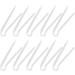 10pcs R-Type Hearing Aid Tubes Flexible Eardrum Bend Sound Guide Tube Flexible Flexible PVBTE Ear Mould Hearing Aid Tube Replacement (3.1 * 2.0mm) 3.1*2.0mm - Buy Online on GoSupps.com