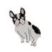French Bulldog Hair Clips Small Claw Clips for Girls Acetate Hair Clips for Women S1