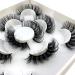 AMSDCN 5 Pairs 25mm 3D Mink Lashes Bulk with Custom Box - Short Wispy Natural False Eyelashes (ML-02) - Buy Online on GoSupps.com