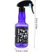 Lurrose Purple Hairspray Bottle - Empty Stylist Spray Bottle for Curly Hair | Hairdresser Accessories | International Shipping - Buy Online on GoSupps.com