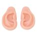Silicone Ear Model 1 Pair for Earrings Display and Piercing Practice - Light Skin Color - Buy Online on GoSupps.com