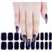 Zaubern gel4Home: Premium Purple Metallic UV Nail Wraps & Foils - Semi-Cured Gel Nails for Effortless Manicure - Buy Online on GoSupps.com