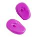 Ear Protector Hair Coloring And Baking Oil Anti Sticky Hair Dye Isolation Stain Earmuffs Smart Ear Carefully Earwax Removal (Purple One Size)
