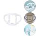 Toddmomy Infant Feeding Bottle Holder - 2pcs Silicone Handle for Standard Baby Bottles (White) - Buy Online on GoSupps.com