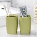 Joplax Matt Ceramic Decorative Bathroom Tooth Storage Organizer - Compact Green Stand for Electric Toothbrush & Toothpaste - Buy Online on GoSupps.com