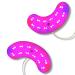LUSTRE ClearSkin 3XPRESS Beauty Patches - Bean-shaped | Targeted area for blemish prone skin | Red & Blue light therapy beauty patches for face & body