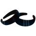 Headbands Women Hair Head Bands 2 Pieces Wide Top Turban Velvet Hair Bands Elastic Headband Dark Blue Plaid Fashion Head Wrap 2 Size Multi-colored 4