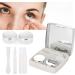 Portable Contact Lens Container Box with Mirror Tweezers & Cleaning Holder - Ideal for Travel & Storage - Buy Online on GoSupps.com