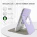 GURUN Folding Lighted Makeup Mirror | Rechargeable Portable Vanity Mirror | 3 Light Modes | Touch Screen | Compact Travel Mirror in Purple - M3002P - Buy Online on GoSupps.com