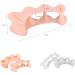 2 Pairs Gel Toe Separators for Bunion & Hammer Toe Relief - Toe Spacers & Straighteners for Foot Pain - Men & Women, White - Buy Online on GoSupps.com
