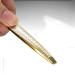 Obahdirry Eyebrow Tools Stainless Steel Plucking Eyebrows Tweezers Tweezer Oblique Brow Clip Eyebrow Shaping Pliers Gold - Buy Online on GoSupps.com