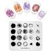 KADS Nail Art Stamp Plate - Butterfly Flower Leaves Series | DIY Nail Stamping Template - Buy Online on GoSupps.com