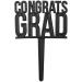 Congrats Grad Graduation Party Cupcake Picks - 24 pc