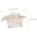 Housoutil 1 Set Bride Wedding Hairpin Wedding Hair Accessories Pearl Hair Comb Tiara Hair Barrettes Gem Hair Combs Hair Barrette for Girls Pearl Bun Hairpin Wedding Headdress Vintage Abs - Buy Online on GoSupps.com