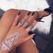6 Sheets Temporary Tattoo Stickers - Waterproof Body Art for Women - Ideal for Wedding Parties - Buy Online on GoSupps.com