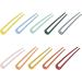 CLSSLVVBN U-shaped Hair Sticks Modelling Styling Women Hairpin Light-weight Ponytail Fashion Headwear Accessories Students Grayish Yellow - Buy Online on GoSupps.com