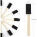 InfantLY Bright 10Pcs Foam Paint Brushes Set for Acrylic Painting & DIY Crafts - 1 inch Sponge Brushes with Wood Handles - Buy Online on GoSupps.com