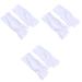 Beavorty 3 Pairs Chinese Wooden Pillow Glove Cotton Glove Nail Manicure Glove Silicone Ear Display Gloves Shield Glove White Sun Protection