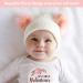 Floral Baby Monthly Stickers for Girls (Set of 24) | Newborn Milestone Month Stickers - Buy Online on GoSupps.com