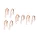 10pcs Bath Towel Bath Sponge Bath Loofah Towel Exfoliating Back Scrubber Back Exfoliating Shower Loofah Exfoliating Back Scrubbers Exfoliating Bath Cloth Back Rub Towel Tub Beige