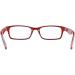 Eyekepper Black-Red Plastic Frame Reading Glasses with Spring Hinges & Case - Stylish & Comfortable | International Shipping Available - Buy Online on GoSupps.com