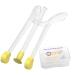 ofone Contact Lens Remover Tool for Soft Lenses Contact Lens Applicator with Tweezers and Case Portable Contacts Inserter and Removal for Traveling (Yellow)