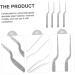 ULTECHNOVO 4pcs Stainless Steel and Ceramic Tweezers Cleaning Tools Set - Buy Online on GoSupps.com