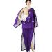 Daily Wear Patient Care Clothing Easy to Wear Thickening Velvet Filling for Disabled Elderly Surgery Patients Hospital and Home Care Purple (Color : Large)