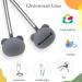 Airfish Silicone Pacifier Box - BPA-Free Baby Bear Travel Storage for Girls | Perfect Pacifier Holder in Gray - Buy Online on GoSupps.com