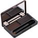 Natural Eyebrow Powder 2 Color Eyebrow Powder Waterproof Natural Brow Powder Eyebrow Powder Duo Sculpting Kit for Girls Women Dark Brown and Grey 1Set - Buy Online on GoSupps.com