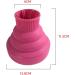 Folding Silicone Hair Diffuser - Portable Pink Universal Diffuser for Curly Hair - Ideal for Home and Salon Use - Buy Online on GoSupps.com