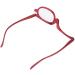 Buy Sonew Make-Up Glasses with Magnification - Rotatable Unique Lens for Enlarged Eyes | Essential Beauty Tool for Women (Red 150) - Buy Online on GoSupps.com