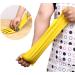 Long Rubber Household Gloves - Reusable Yellow Cleaning & Washing Gloves for Kitchen Garden and Car Wash (Size L) - Buy Online on GoSupps.com