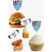 Fiji Flag Rugby Ball Food & Cupcake Picks Toppers Party Decorations (14 Pack) - Buy Online on GoSupps.com